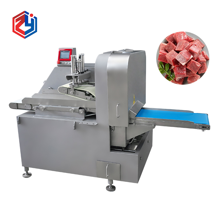 冻肉切丁机中的网格是否就是刀口？